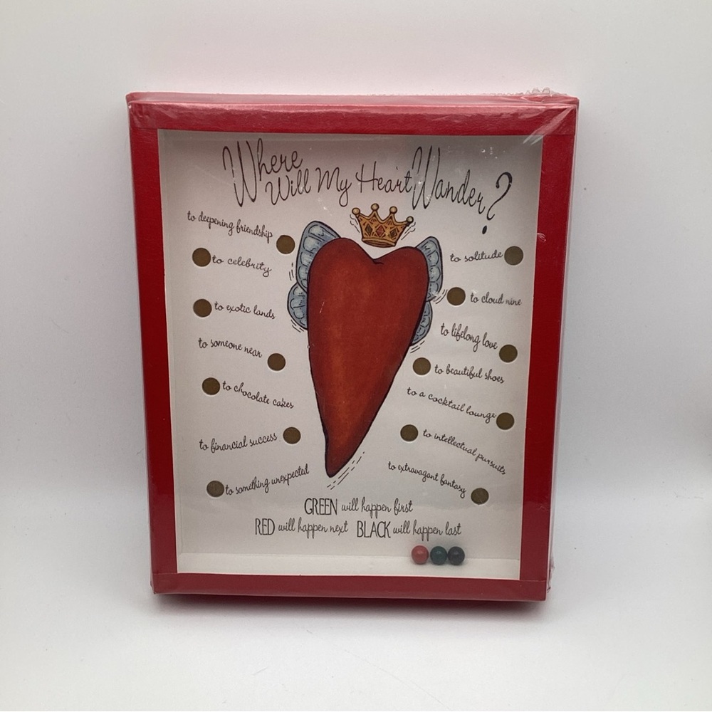 Where Will My Heart Wander Bead Marble Fortune Teller Future NEW Sealed Vintage